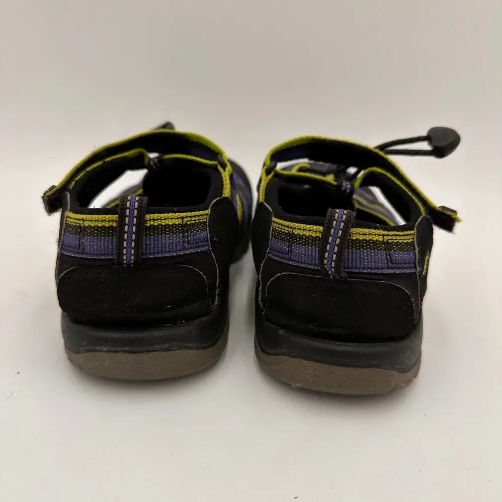 Keen Kids Newport H2 Blue Green & Black Hiking Sandals Size 4